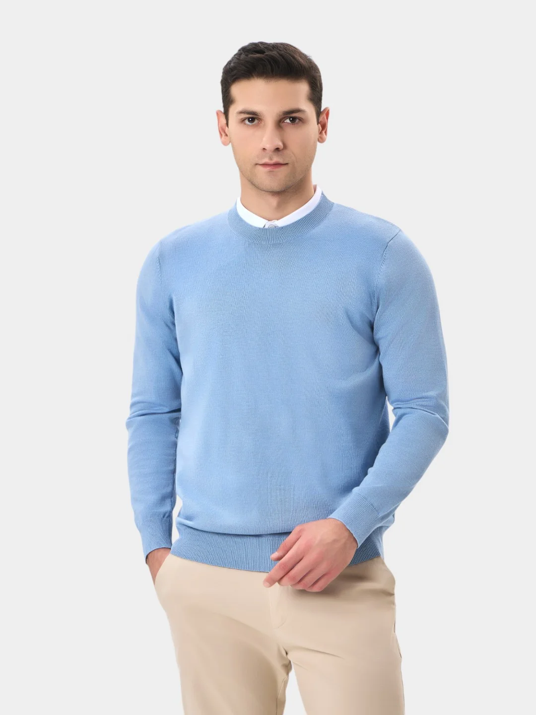 TERRA PRO Erkaklar uchun jemperi, uzun yengil SS24CA2N-29-19672