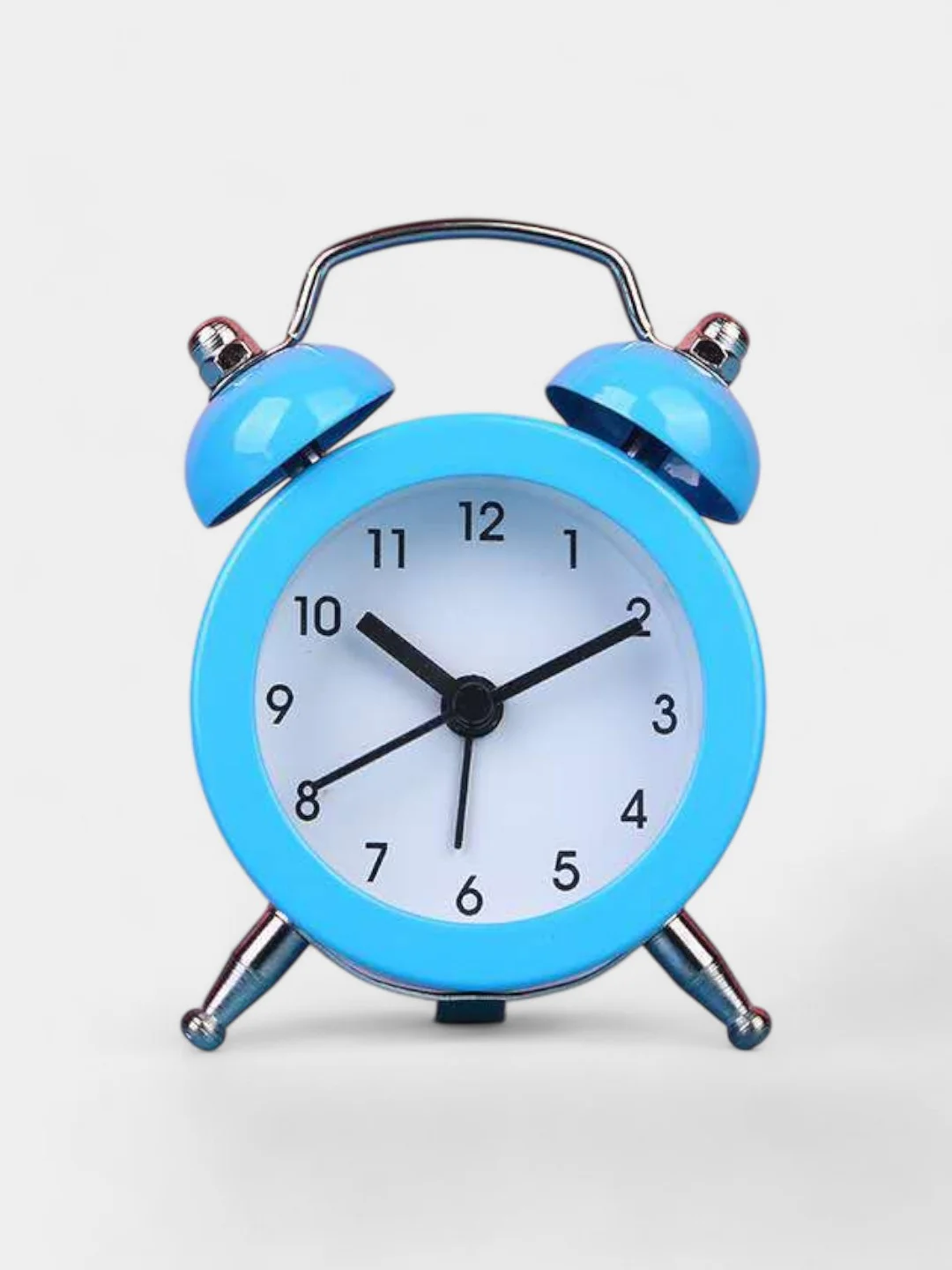 Mini stol budilnik, analog, 7×5 sm