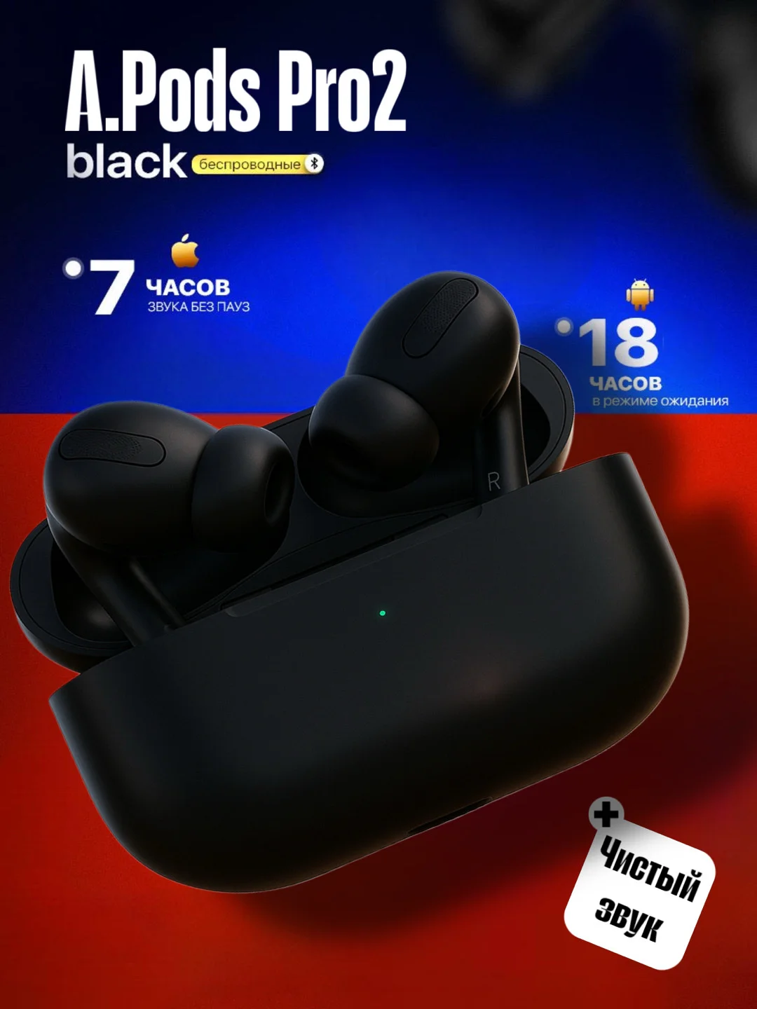 Simsiz quloqchinlar Pods Pro 2 sensorli