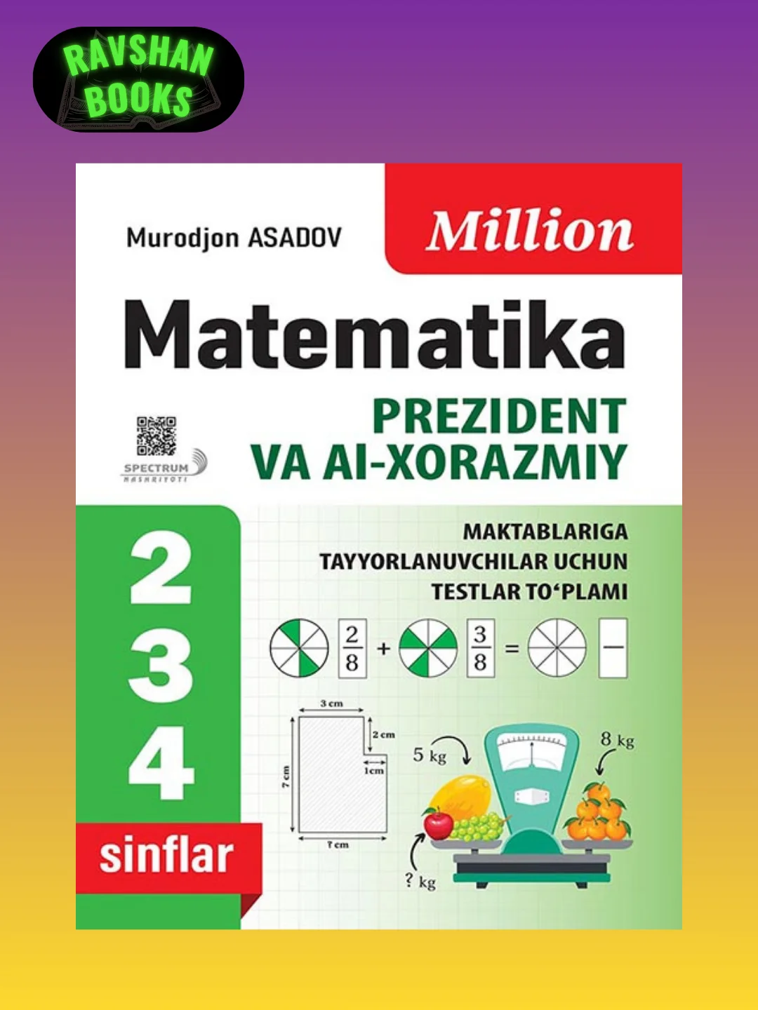 Million, Matematika, 2-3-4-sinflar