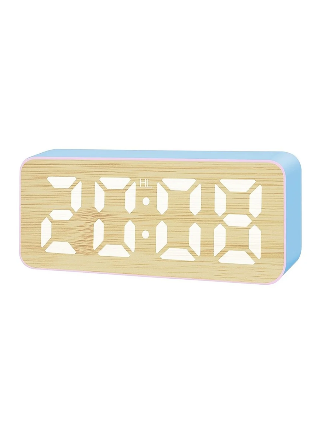 O‘yinchoq dizayndagi raqamli yog‘och soat (LED displeyli)