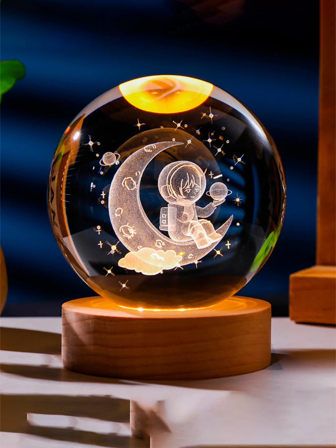 3D kristall tungi ballon