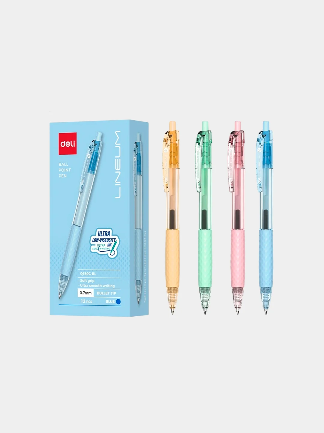 0,7 mm EQ150C-BL Deli sharikli ruchkasi