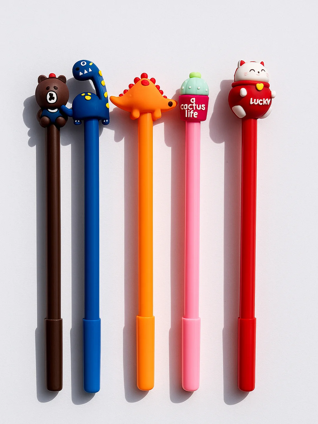 O‘yinchoqli ruchkalar, ko‘k siyohli, 5 dona