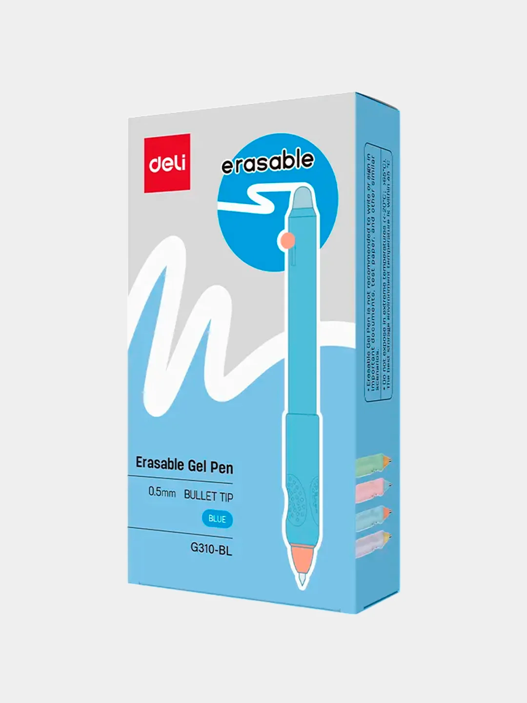 Ochiradigon gel ruchka 0,5mm EG310-BL Deli 1 dona